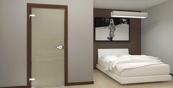 Drzwi wewnętrzne szklane