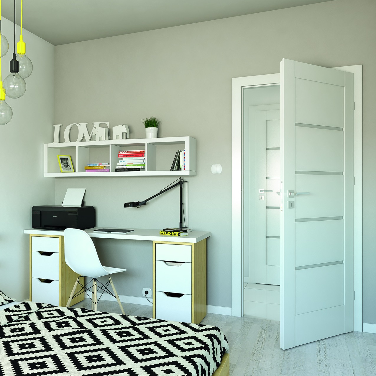 Drzwi wew. PORTA VERTE HOME G3