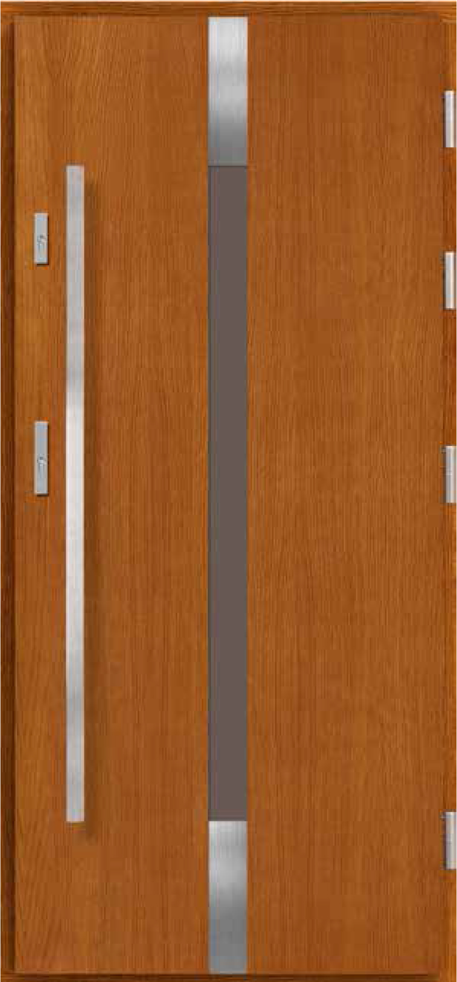 Drzwi zew. drewniane AGMAR KARMINA
