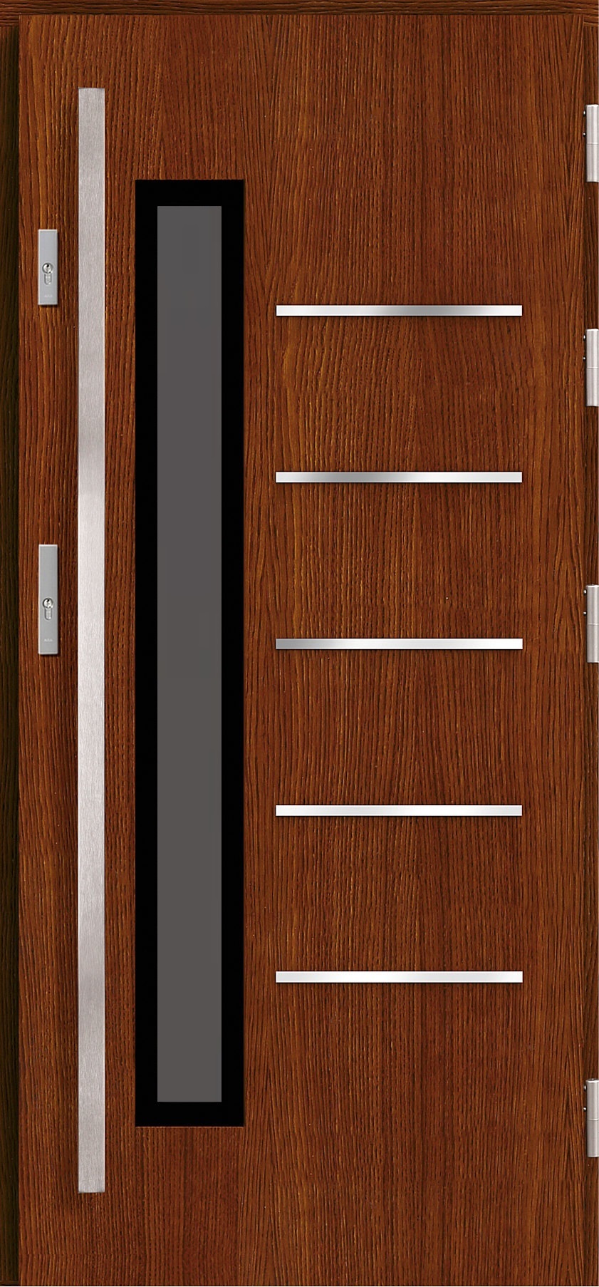 Drzwi zew. drewniane AGMAR PLATINO