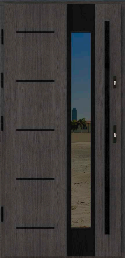 Drzwi zew. drewniane AGMAR ZYRA