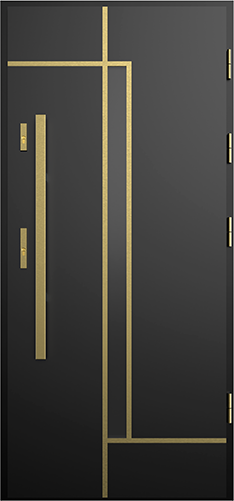 Drzwi zew. drewniane AGMAR KABUKA