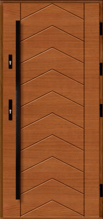 Drzwi zew. drewniane AGMAR RIVEN