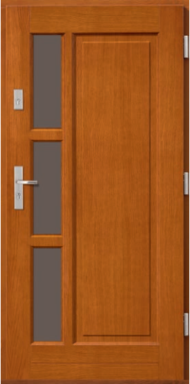 Drzwi zew. drewniane AGMAR ROSA