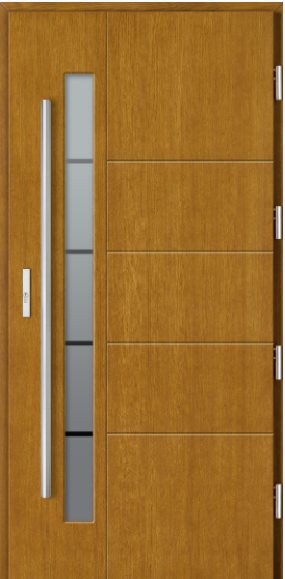 Drzwi zew. drewniane Barański Simple DB 200