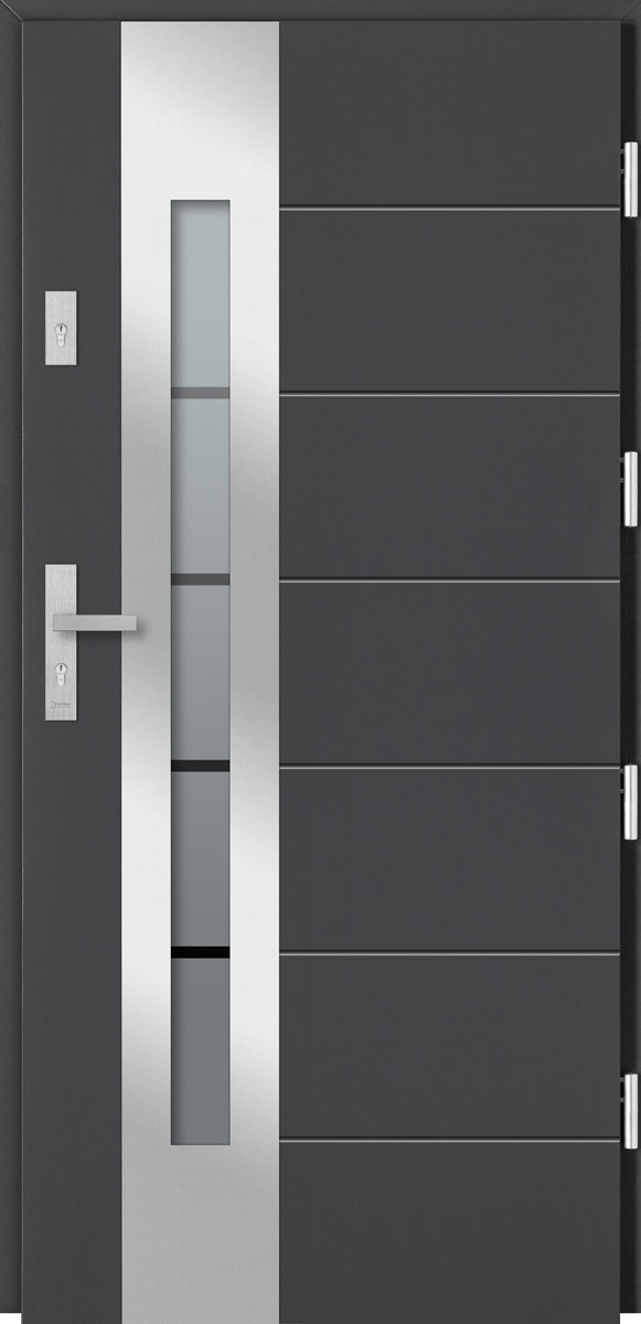 Drzwi zew. drewniane Barański Simple DB 332