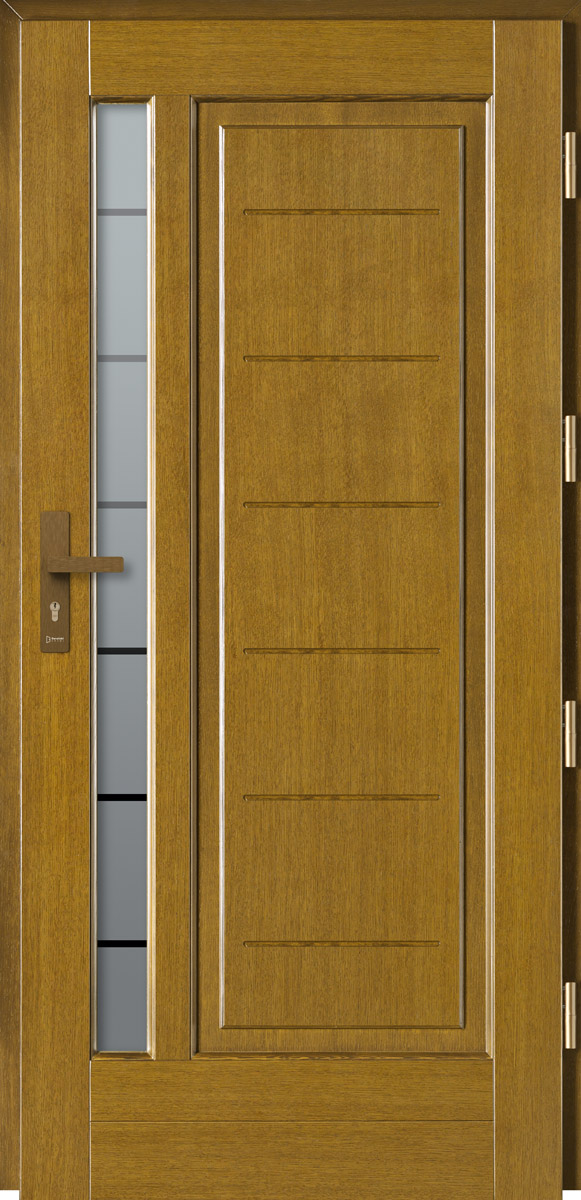 Drzwi zew. drewniane Barański Classic DB 45