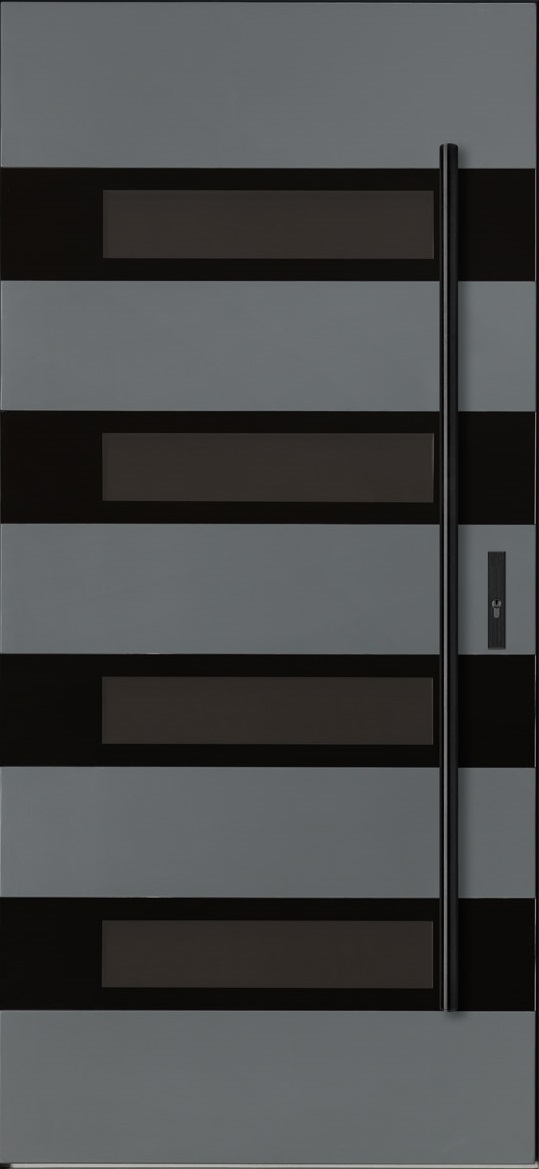 Drzwi zew. drewniane Barański Glass DB 511