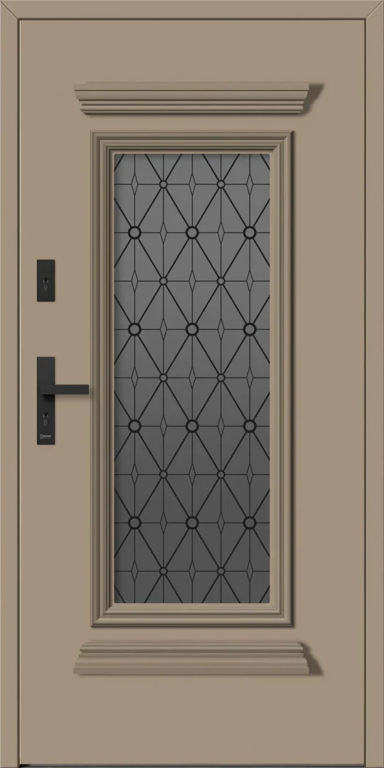 Drzwi zew. drewniane Barański Elegant DB 712