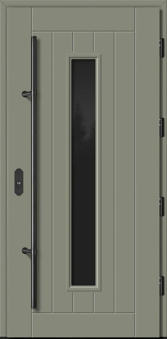 Drzwi zew. drewniane Barański Elegant DB 716