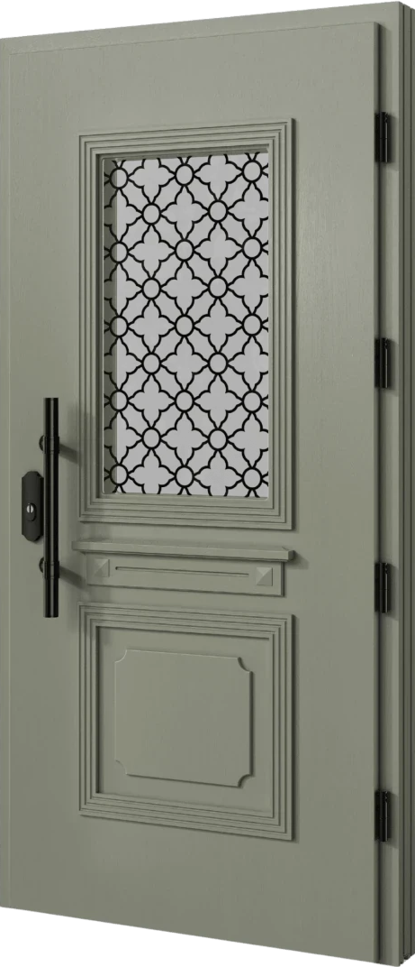 Drzwi zew. drewniane Barański Elegant DB 719