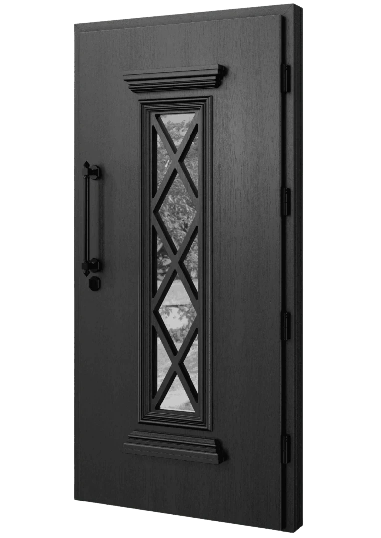 Drzwi zew. drewniane Barański Elegant DB 726