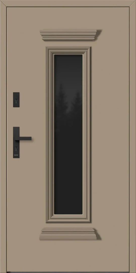 Drzwi zew. drewniane Barański Elegant DB 727