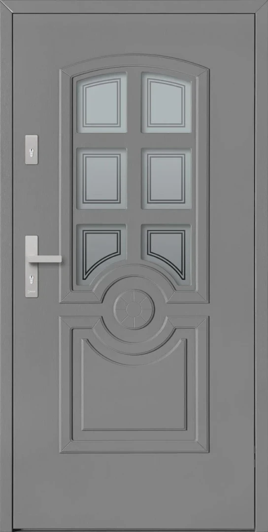 Drzwi zew. drewniane Barański Elegant DB 728