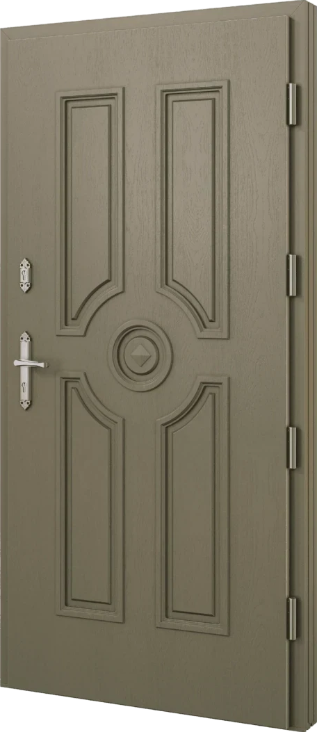 Drzwi zew. drewniane Barański Elegant DB 738