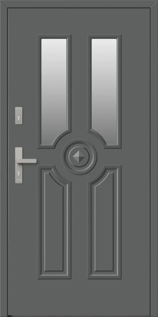 Drzwi zew. drewniane Barański Elegant DB 739