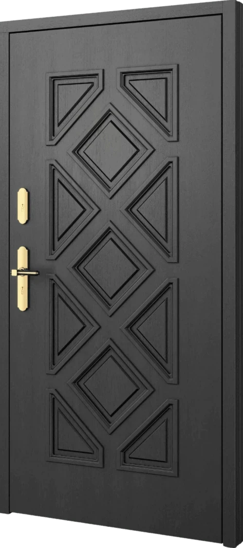 Drzwi zew. drewniane Barański Elegant DB 740