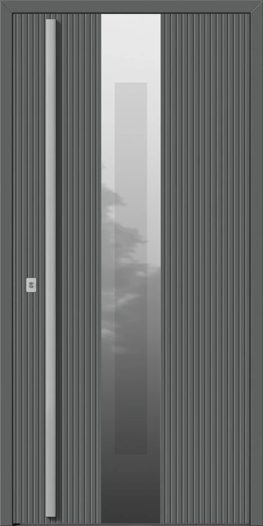 Drzwi zew. drewniane Barański Glass DB 521