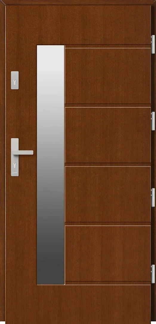 Drzwi zew. drewniane Barański Simple DB 280