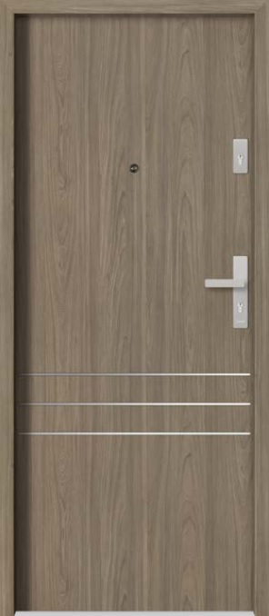 Drzwi klatkowe Barański Smart INOX S 101