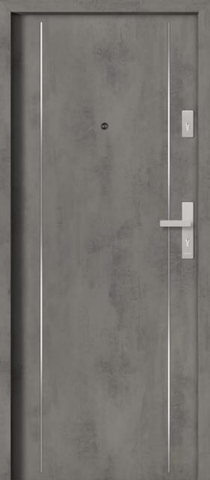 Drzwi klatkowe Barański Smart INOX S 106