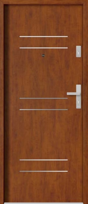 Drzwi klatkowe Barański Smart INOX S 109