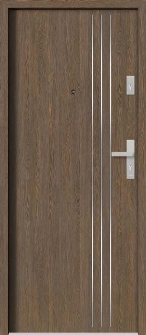 Drzwi klatkowe Barański Smart INOX S 110