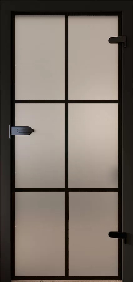 Drzwi wew. szklane DRE GALLA 15 - Mleczne