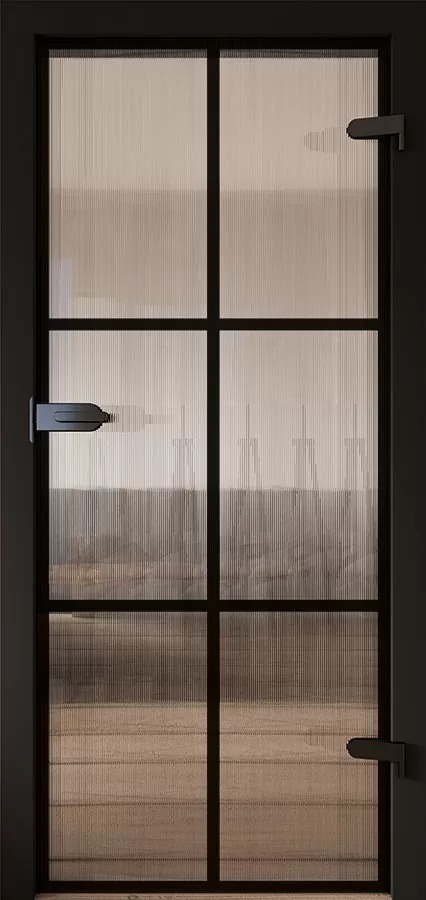 Drzwi wew. szklane DRE GALLA 15 - Ryflowana