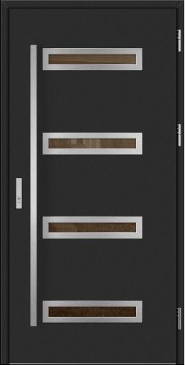 Drzwi zew. stalowe ERKADO - Lucerna 2
