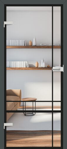 Drzwi wew. szklane Erkado GRAF 33