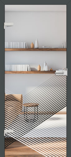 Drzwi wew. szklane Erkado GRAF 53