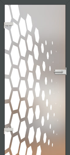 Drzwi wew. szklane Erkado GRAF 59 lak.