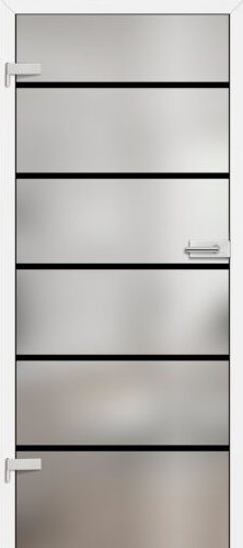 Drzwi wew. szklane Erkado GRAF 6 lak.