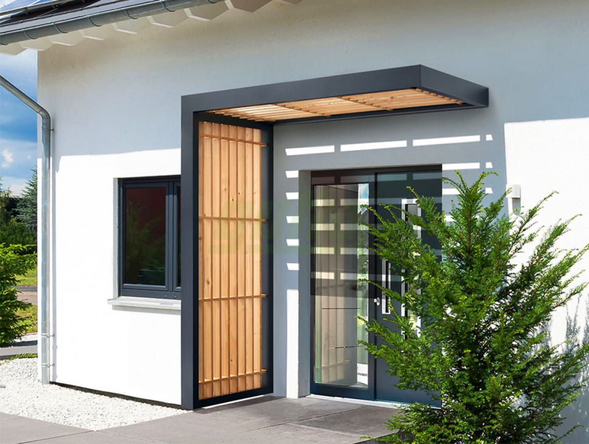 Zadaszenie Gutta BS Timber-Line z panelem bocznym