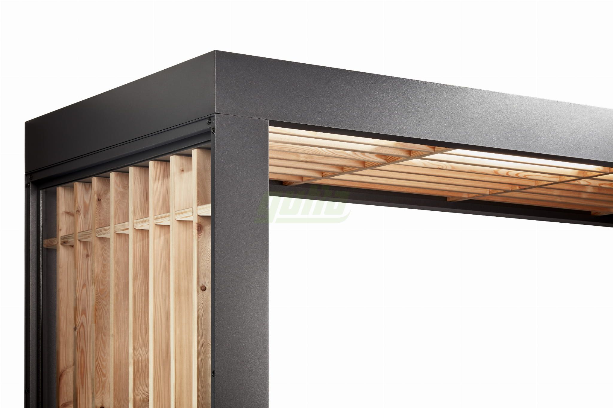 Zadaszenie Gutta BS Timber-Line z panelem bocznym