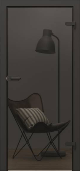 Drzwi wew. PORTA GLASS grafitowe