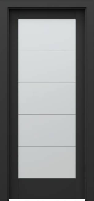 Drzwi wew. PORTA VERTE HOME B5 CZARNY