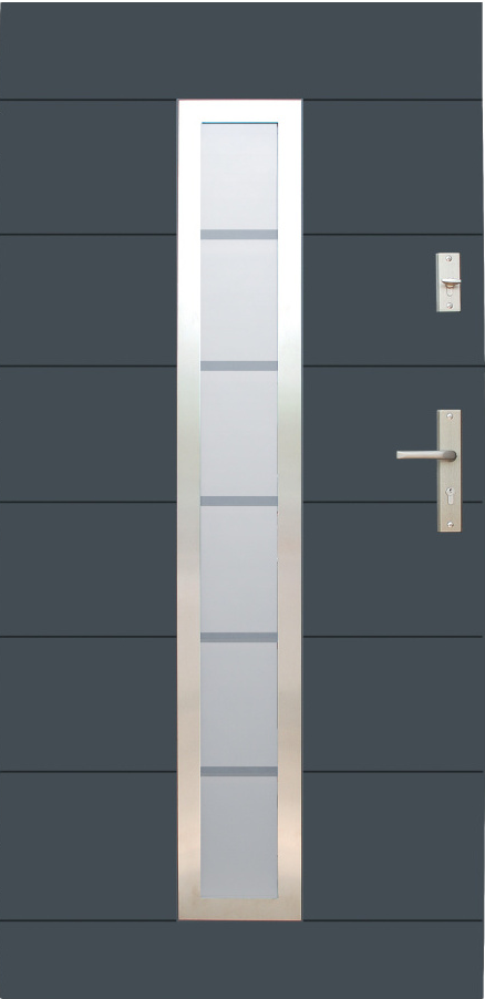Drzwi zew. stalowe WIKĘD - WZÓR 12C SZYBKA REALIZACJA [WARIANT 2]