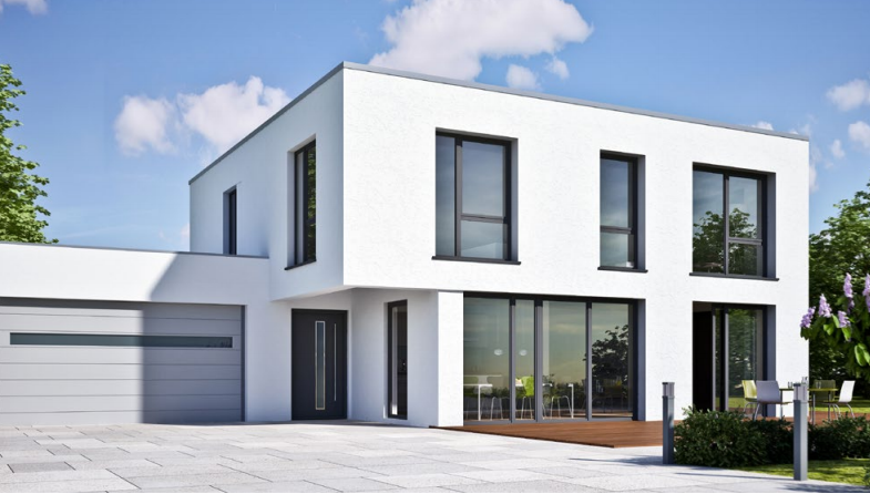 Drzwi zew. aluminiowe WIKĘD FUTURE INOX FI08B