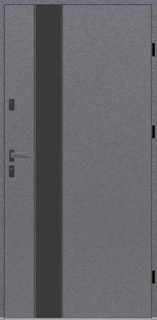 Drzwi zew. aluminiowe WIKĘD FUTURE INOX FI01B