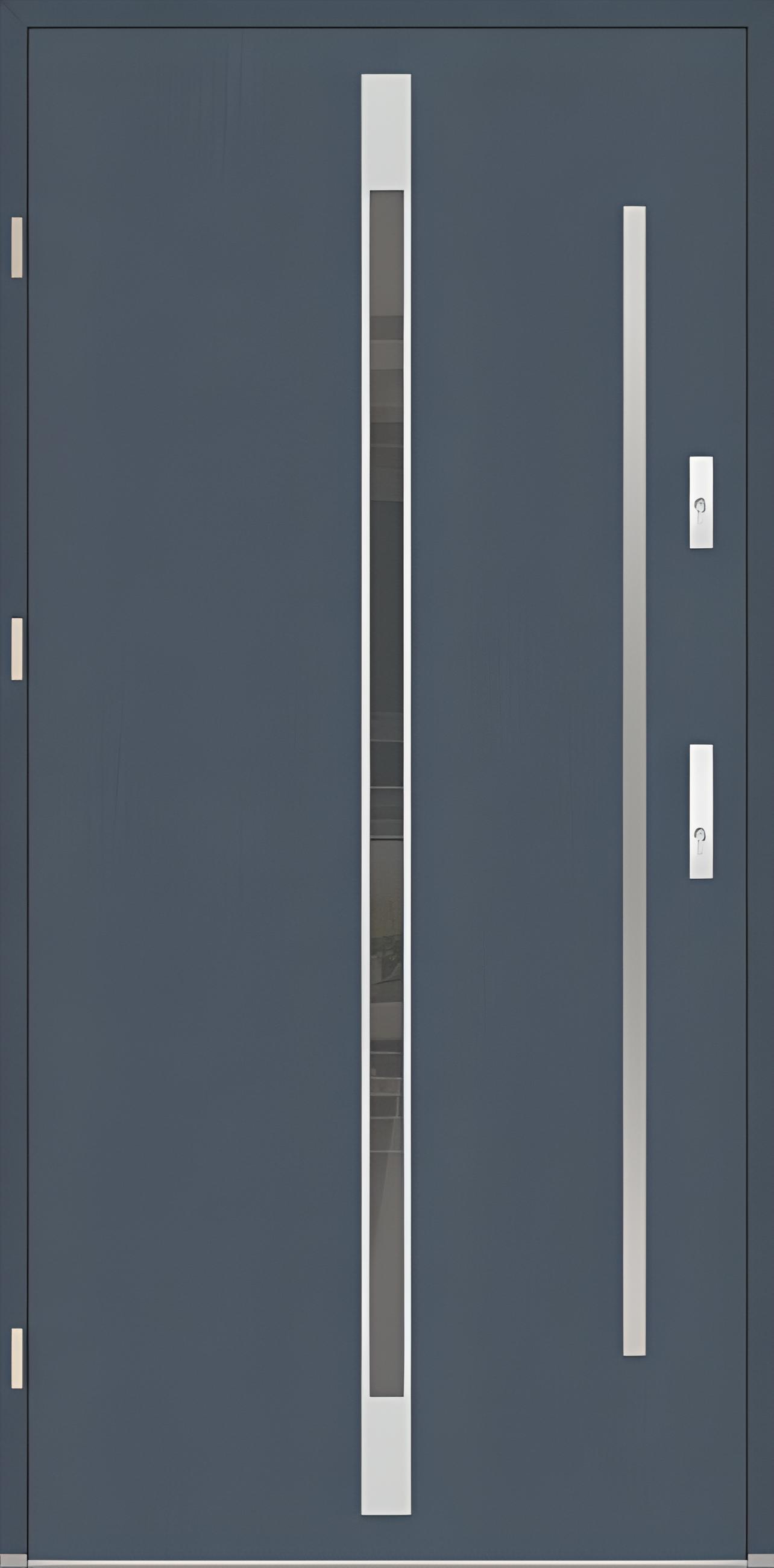 Drzwi zew. aluminiowe WIKĘD FUTURE INOX FI05A