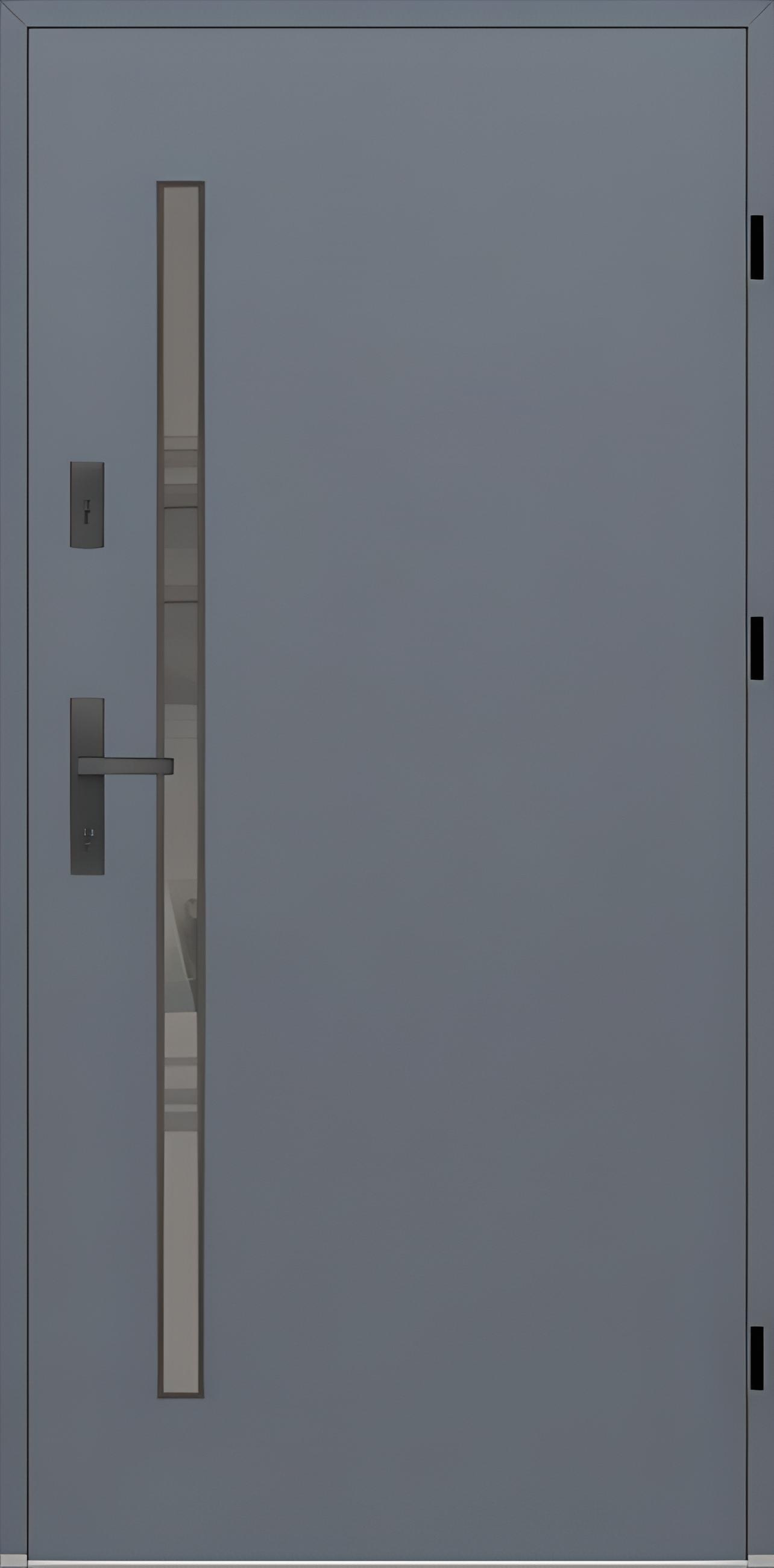 Drzwi zew. aluminiowe WIKĘD FUTURE INOX FI10A