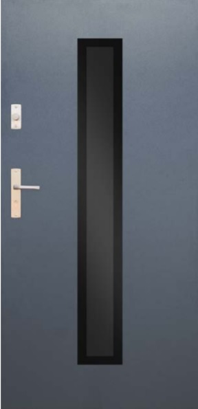 Drzwi zew. stalowe WIKĘD GLASS DESIGN GD01A