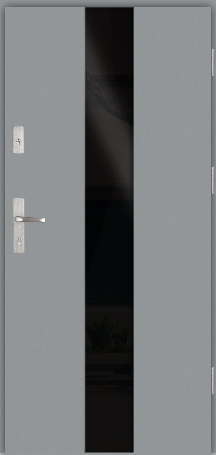 Drzwi zew. stalowe WIKĘD GLASS FRONT GF01