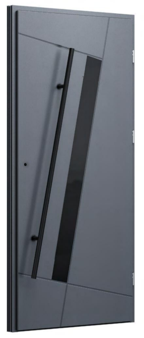 Drzwi zew. stalowe WIKĘD GLASS FRONT GF07