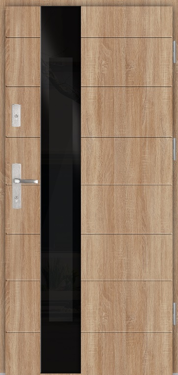 Drzwi zew. stalowe WIKĘD GLASS LOFT GL02C