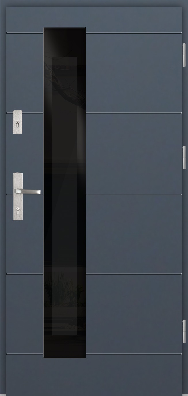 Drzwi zew. stalowe WIKĘD GLASS LOFT GL03A