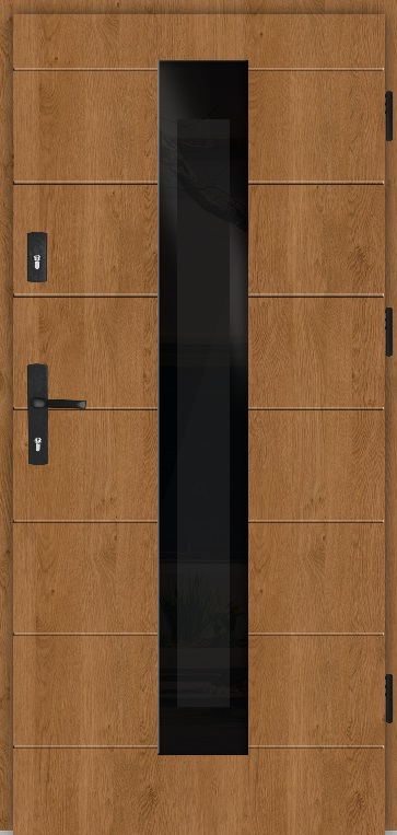 Drzwi zew. stalowe WIKĘD GLASS LOFT GL03B