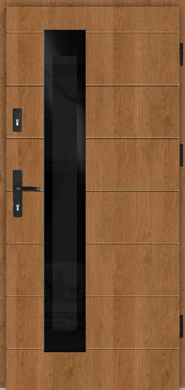 Drzwi zew. stalowe WIKĘD GLASS LOFT GL03C